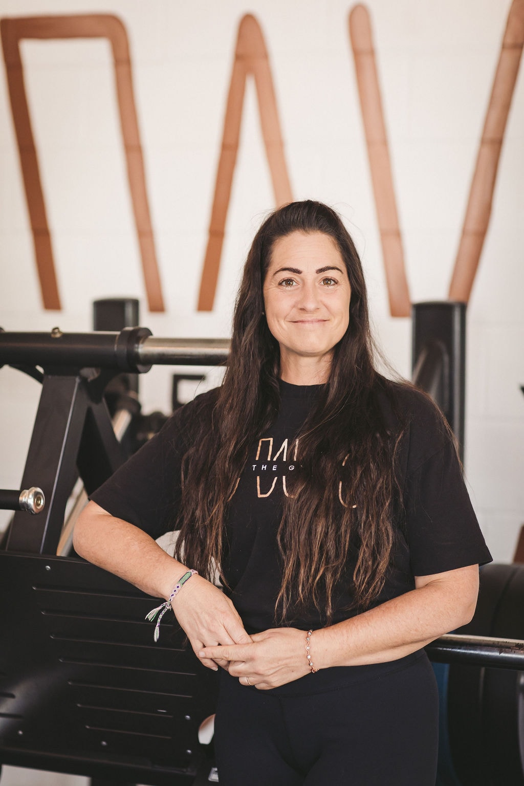 Kellie Grainger in her gym